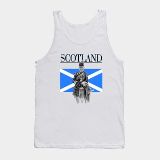 Scottish Bagpiper Tank Top